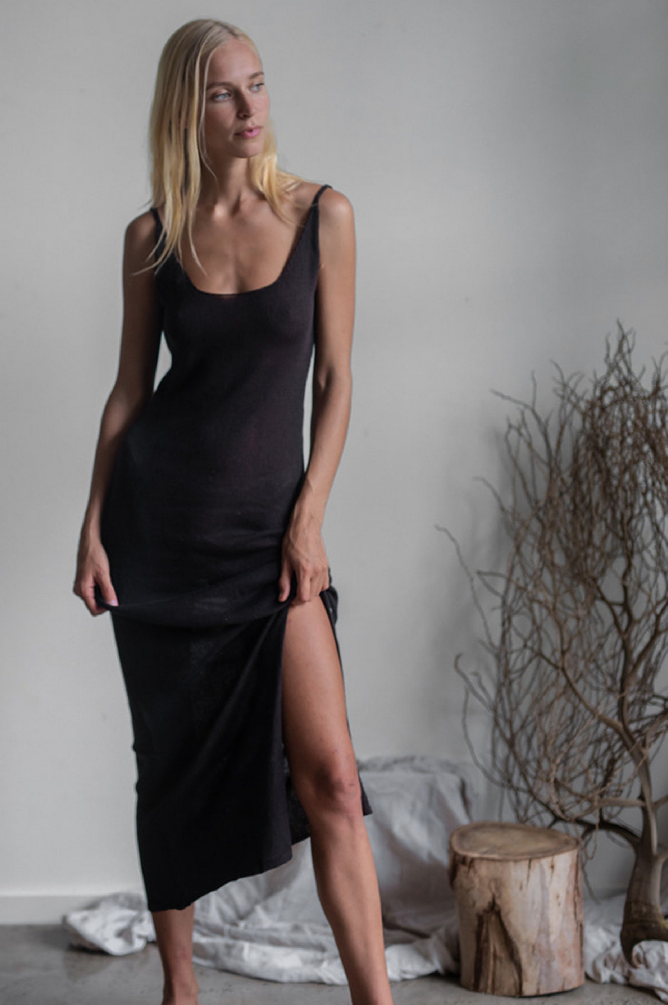 Juni Knit Slip Dress – Zenaya
